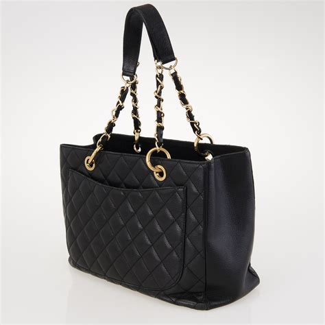 Chanel leather tote bag